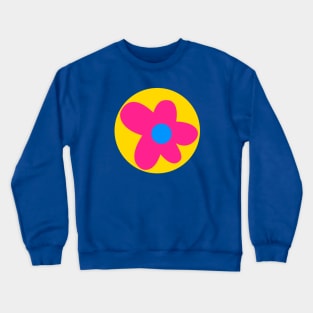 Pan Flower - Pansexual Flower Crewneck Sweatshirt